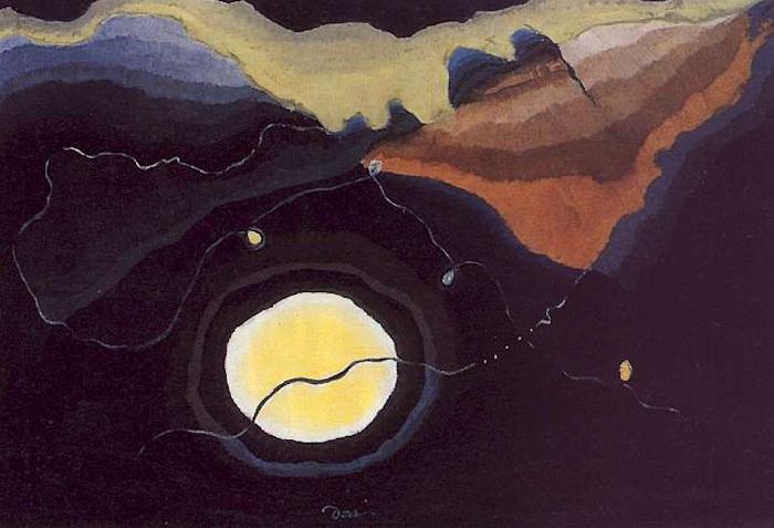 Arthur Dove Me and the Moon oil painting image